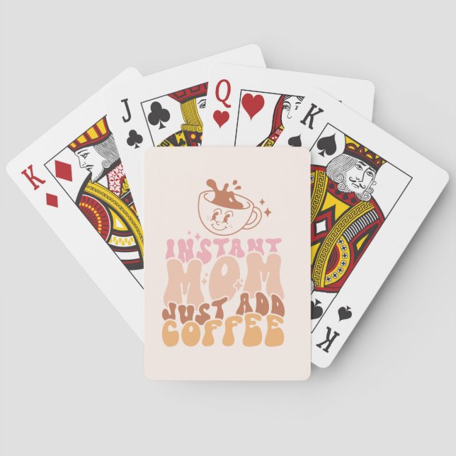 Jeu De Cartes Instant Mom : juste ajouter du café (dos)