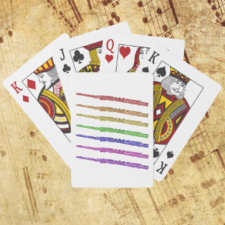 Jeu De Cartes Instrument coloré à flux