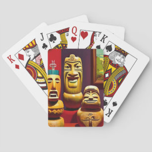 Jeu De Cartes Intérieur Tiki Life Ken Gage Art