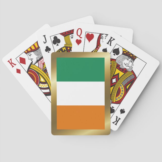 Jeu De Cartes Ireland Flag (dos)