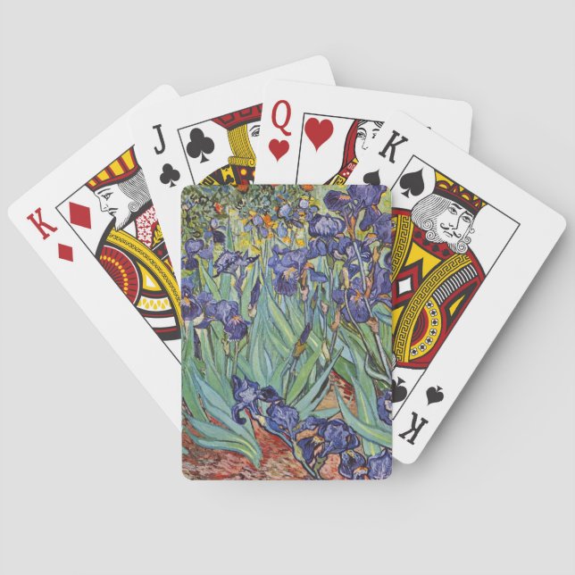 Jeu De Cartes Iris de Van Gogh Peinture Impressionniste (dos)