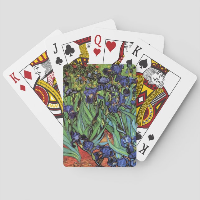 Jeu De Cartes Iris de Vincent van Gogh, Art ancien de jardin (dos)