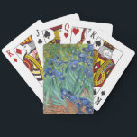 Jeu De Cartes Irises | Vincent van Gogh<br><div class="desc">Irises (1889) de l'artiste post-impressionniste néerlandais Vincent Van Gogh. La peinture paysagère originale est une huile sur toile montrant un jardin de fleurs d'iris en fleurs. Utilisez les outils de conception pour ajouter du texte personnalisé ou personnaliser l'image.</div>