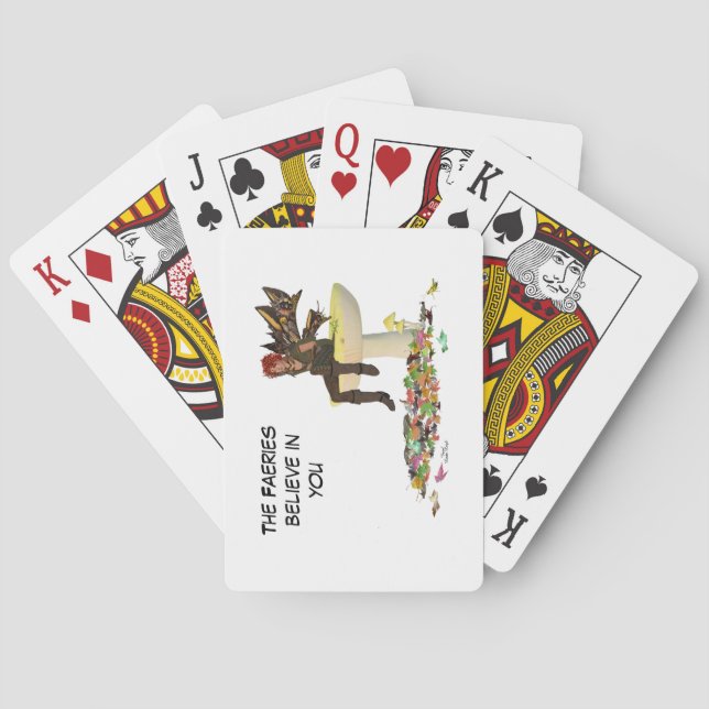 Jeu De Cartes Irish Boy Fairy On Mushroom Jouer Des Cartes (dos)