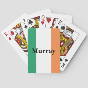 Jeu De Cartes Irlande Drapeau Couleurs Irlandais Nom de famille