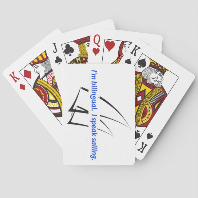 Jeu De Cartes iSpeakVoile "Bilingue" Playing Cards (dos)