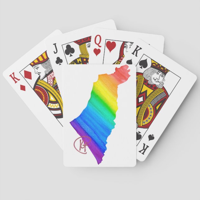Jeu De Cartes Israel Pride Art (dos)