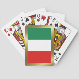 Jeu De Cartes Italie Drapeau Jouer des cartes