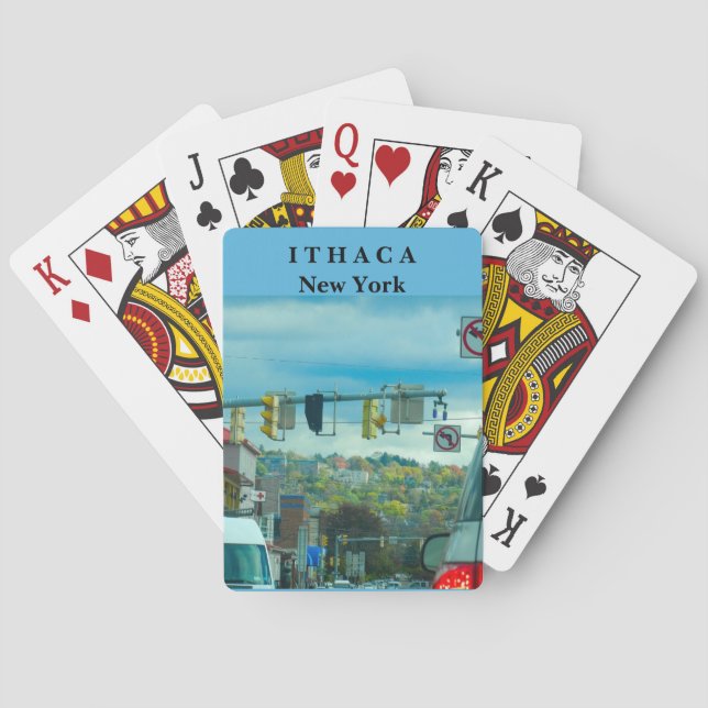 JEU DE CARTES ITHACA NEW YORK  (dos)