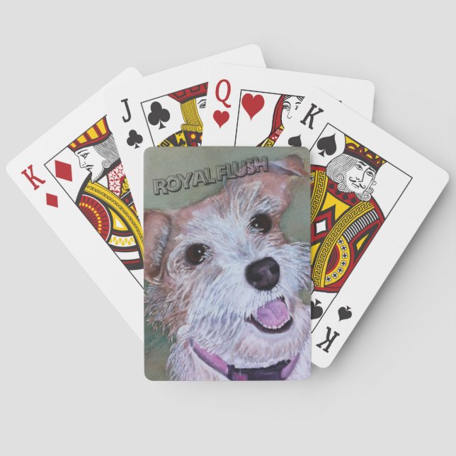 JEU DE CARTES JACK RUSSELL MIGNON (dos)