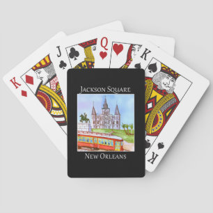 Jeu De Cartes Jackson Carré à la Nouvelle-Orléans