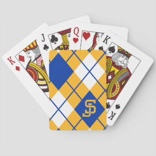 Jeu De Cartes Jacquard de Spartans d'état de San Jose