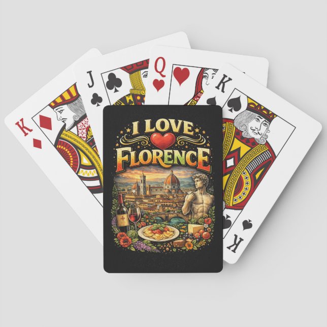 Jeu De Cartes J'adore Florence (dos)