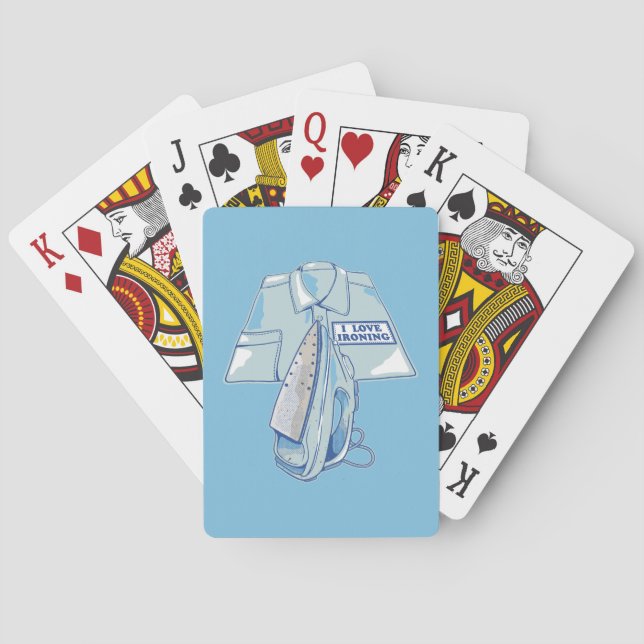 Jeu De Cartes J'adore repasser (dos)