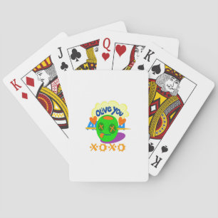 Jeu De Cartes J'adore XOXO Afrique texte citation magnifique inc