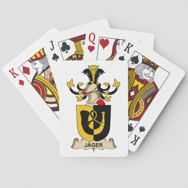 Jeu De Cartes Jäger Family Crest (dos)