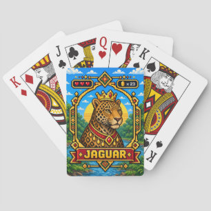 Jeu De Cartes Jaguar Rétro Pixel Art 8-Bit
