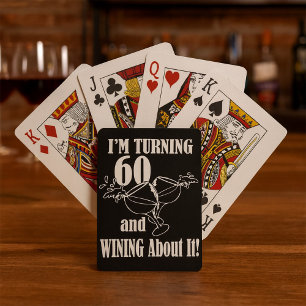 Jeu De Cartes J'Ai 60 Ans Et J'Y Gagne En Jouant Des Cartes