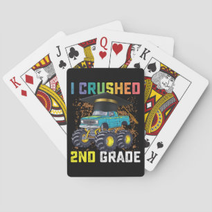 Jeu De Cartes J'ai broyé 2e année Monster Truck Graduation