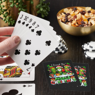 Jeu De Cartes J'ai trouvé le pickle Noël Trois Père Noël