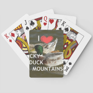 Jeu De Cartes J'aime Ducky Duck Mountains Design
