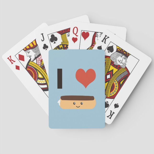Jeu De Cartes J'aime Eclair (dos)