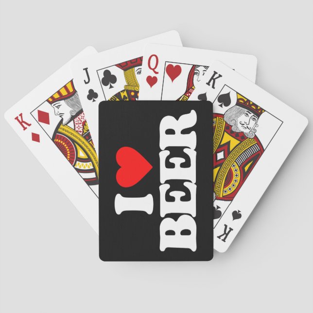 JEU DE CARTES J'AIME LA BIÈRE (dos)