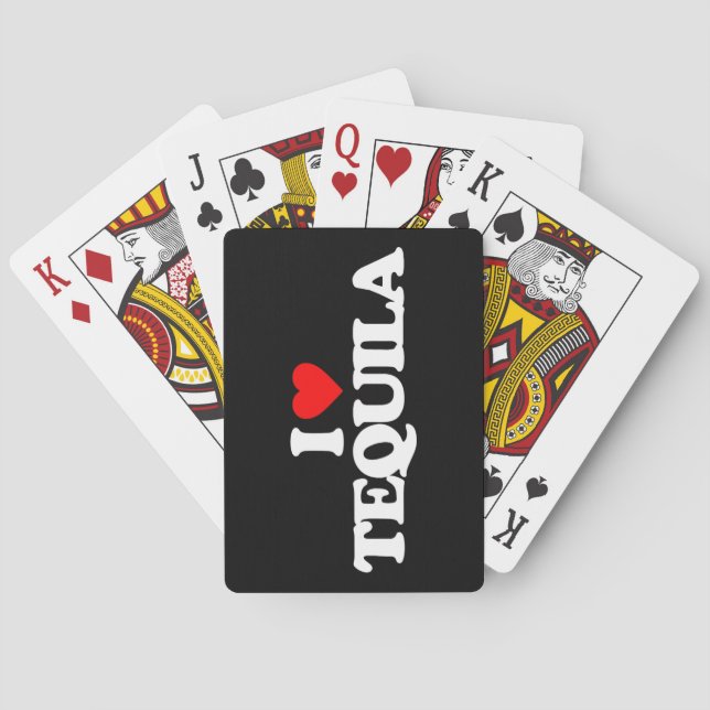 JEU DE CARTES J'AIME LA TEQUILA (dos)