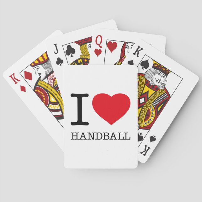 JEU DE CARTES J'AIME LE HANDBALL (dos)