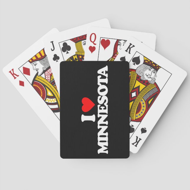 JEU DE CARTES J'AIME LE MINNESOTA (dos)
