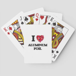 Jeu De Cartes J'aime le papier d'aluminium