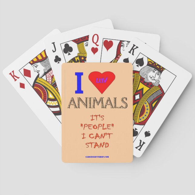 JEU DE CARTES J'AIME LES ANIMAUX (dos)