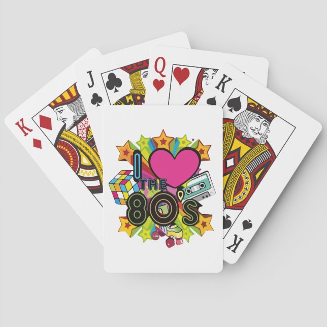 Jeu De Cartes j'aime les années 80 (dos)