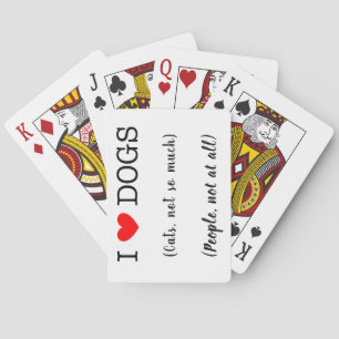 Jeu De Cartes J'aime les chiens, les chats pas tellement, les ge