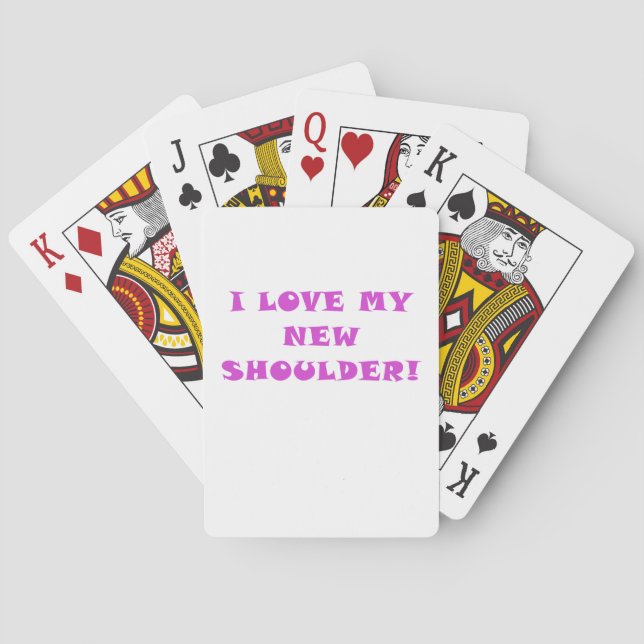 Jeu De Cartes J'Aime Ma Nouvelle Épaule (dos)