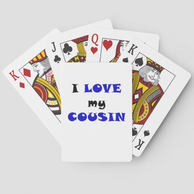 Jeu De Cartes J'aime mon cousin (dos)