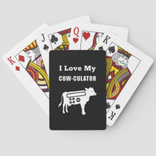 Jeu De Cartes J'Aime Mon Cow-culator Funny Math Calculator Pun