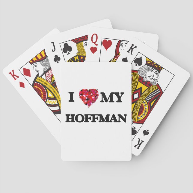 Jeu De Cartes J'aime MON Hoffman (dos)