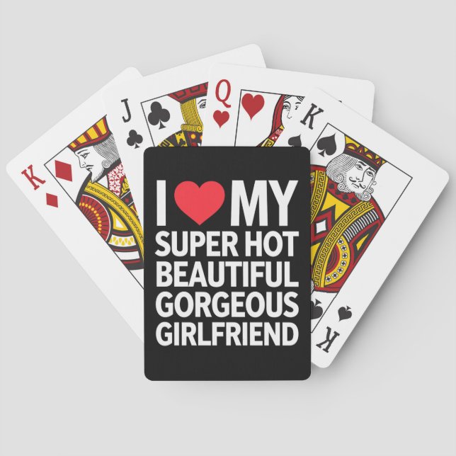 Jeu De Cartes J'Aime Mon Super Hot Belle Magnifique Petite Amie (dos)