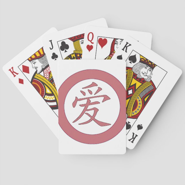 Jeu De Cartes Japonais - 爱 d'amour chinois (dos)