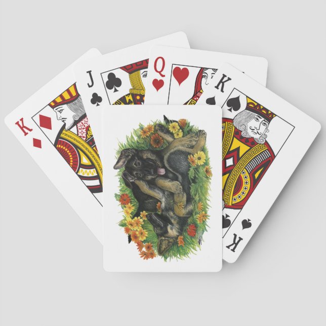 Jeu De Cartes Jardin aux chiots (dos)