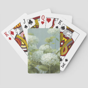 Jeu De Cartes Jardin blanc d'hortensia