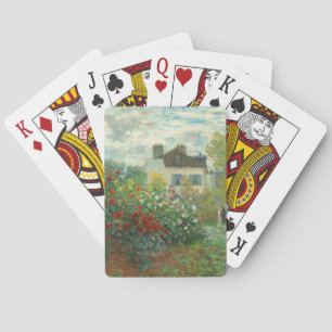 Jeu De Cartes Jardin d'artiste de Monet à Argenteuil Peinture