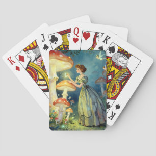 Jeu De Cartes Jardin de champignons géants lumineux