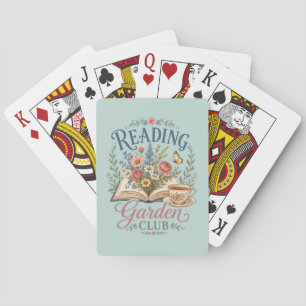 Jeu De Cartes Jardin de lecture Cottagecore Floral Club