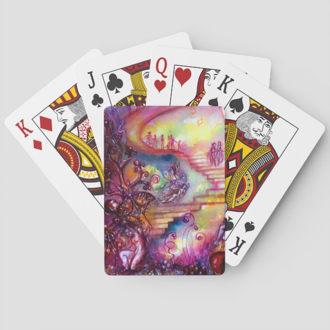 JEU DE CARTES JARDIN DES OMBRES PERDUES / ESCALIERS MYSTIQUES (dos)