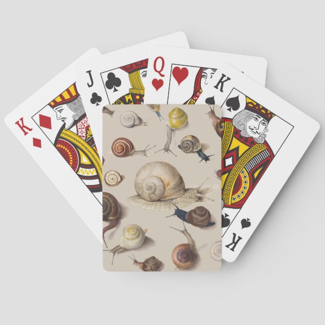 Jeu De Cartes Jardin d'escargots Animaux de compagnie Gastropod  (dos)
