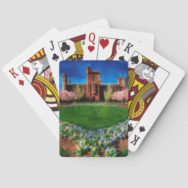 Jeu De Cartes Jardin du château de Smithsonian Les fleurs de cer (dos)