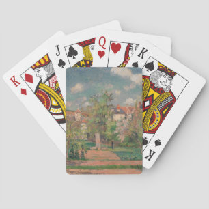 Jeu De Cartes Jardin en plein soleil, Camille PIssarro, 1876