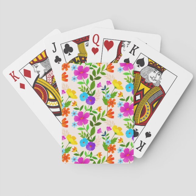 Jeu De Cartes Jardin Fleur sauvage de Spring Meadow (dos)